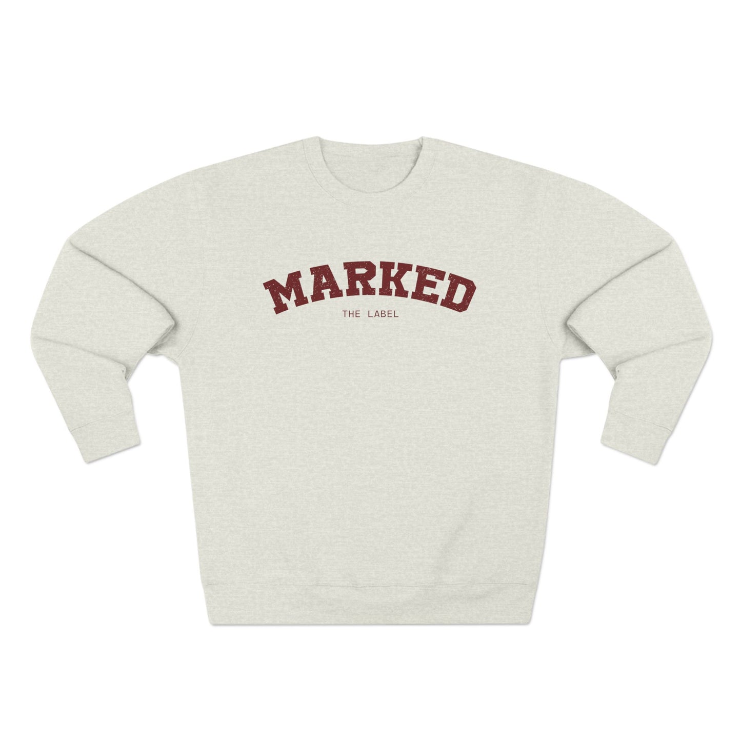 Marked. The Label Sweatshirt - Oatmeal Grey