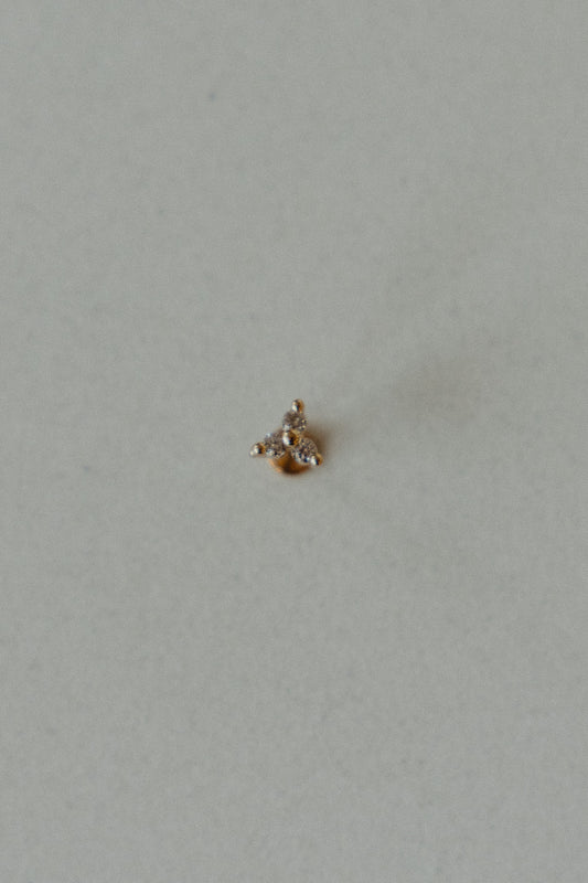 Clover Flat Back Earring