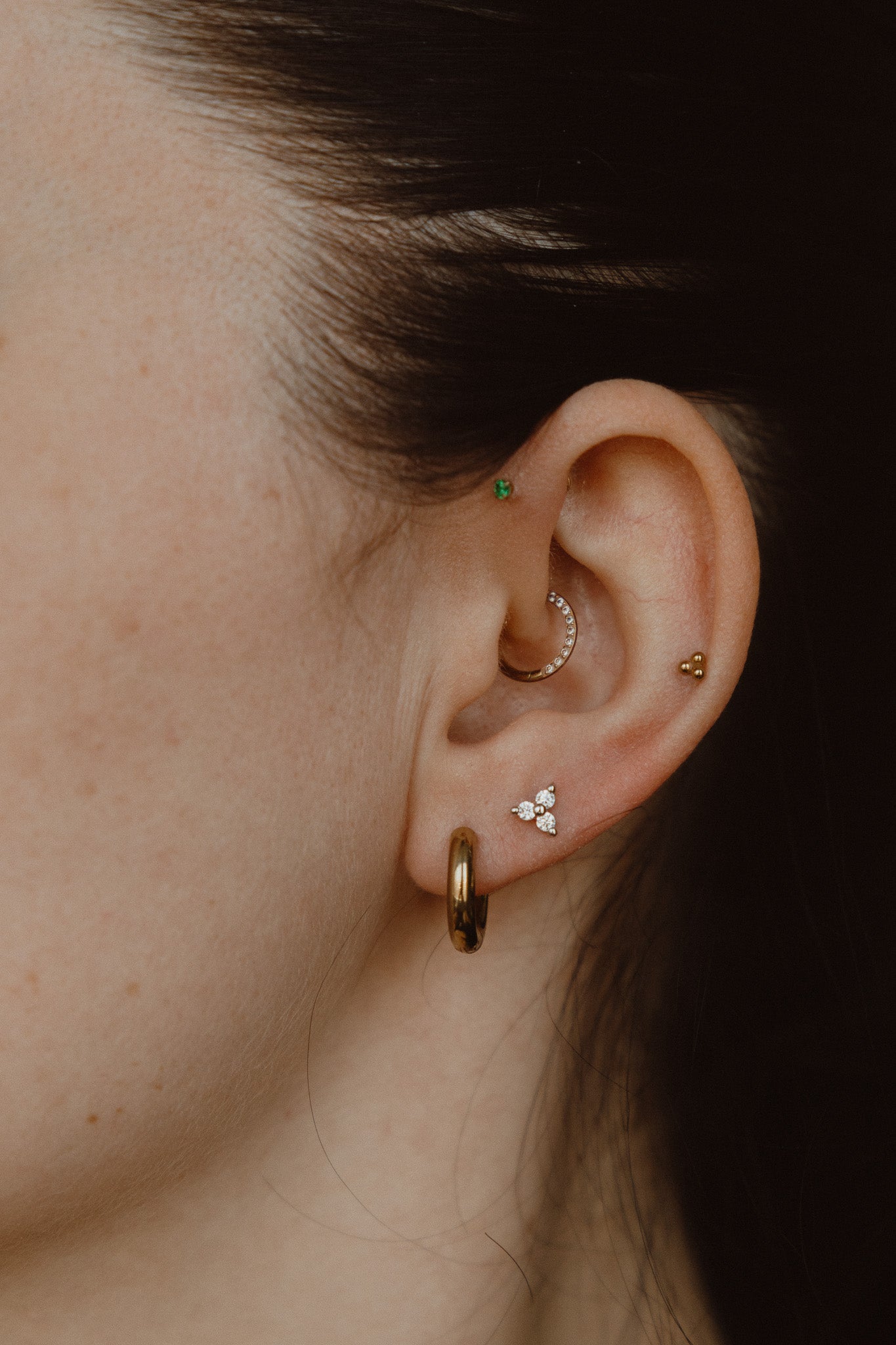 Clover Flat Back Earring