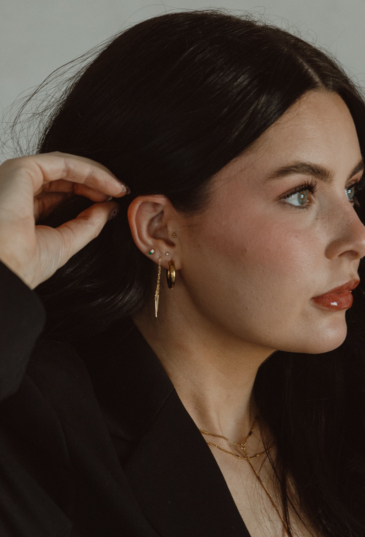 Dainty Threader Earrings - Gold & Silver