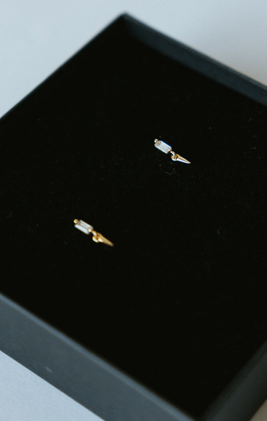 Cone Dangle Flat Back Stud