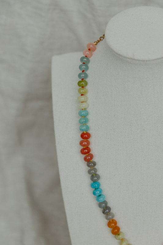 Candy Current Necklace - Rainbow