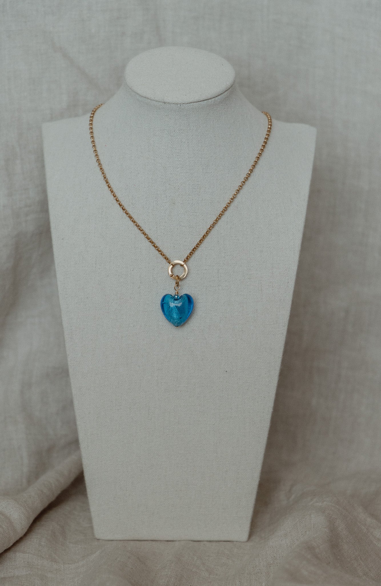 Blue Heart Charm