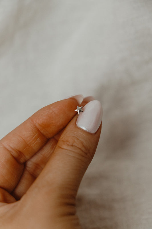 Star Flat Back Earrings