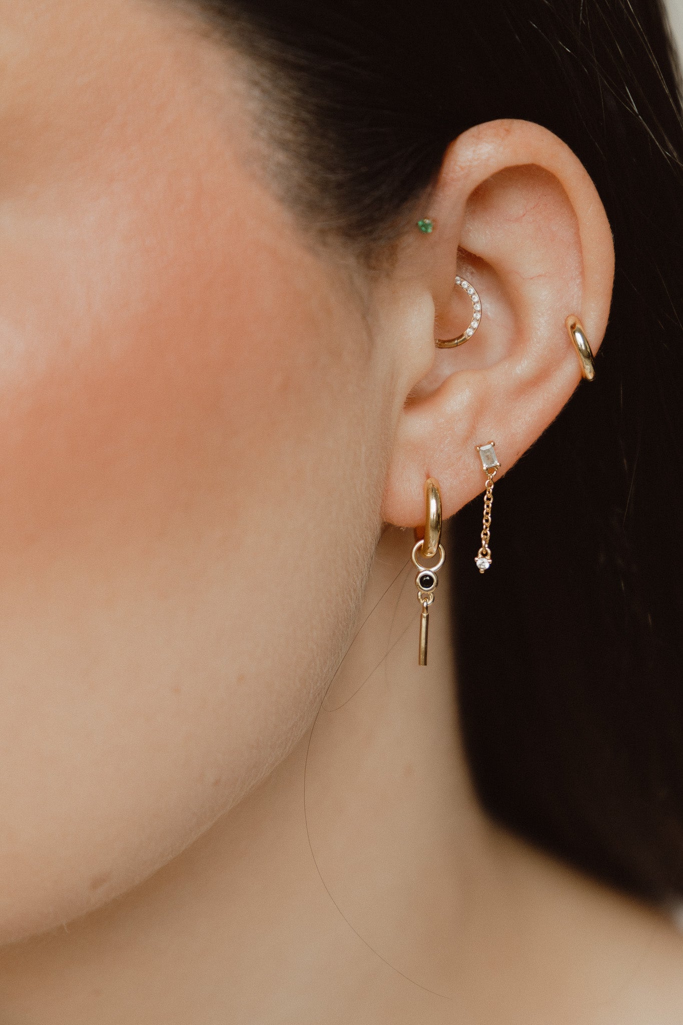 Black Dangle Charm