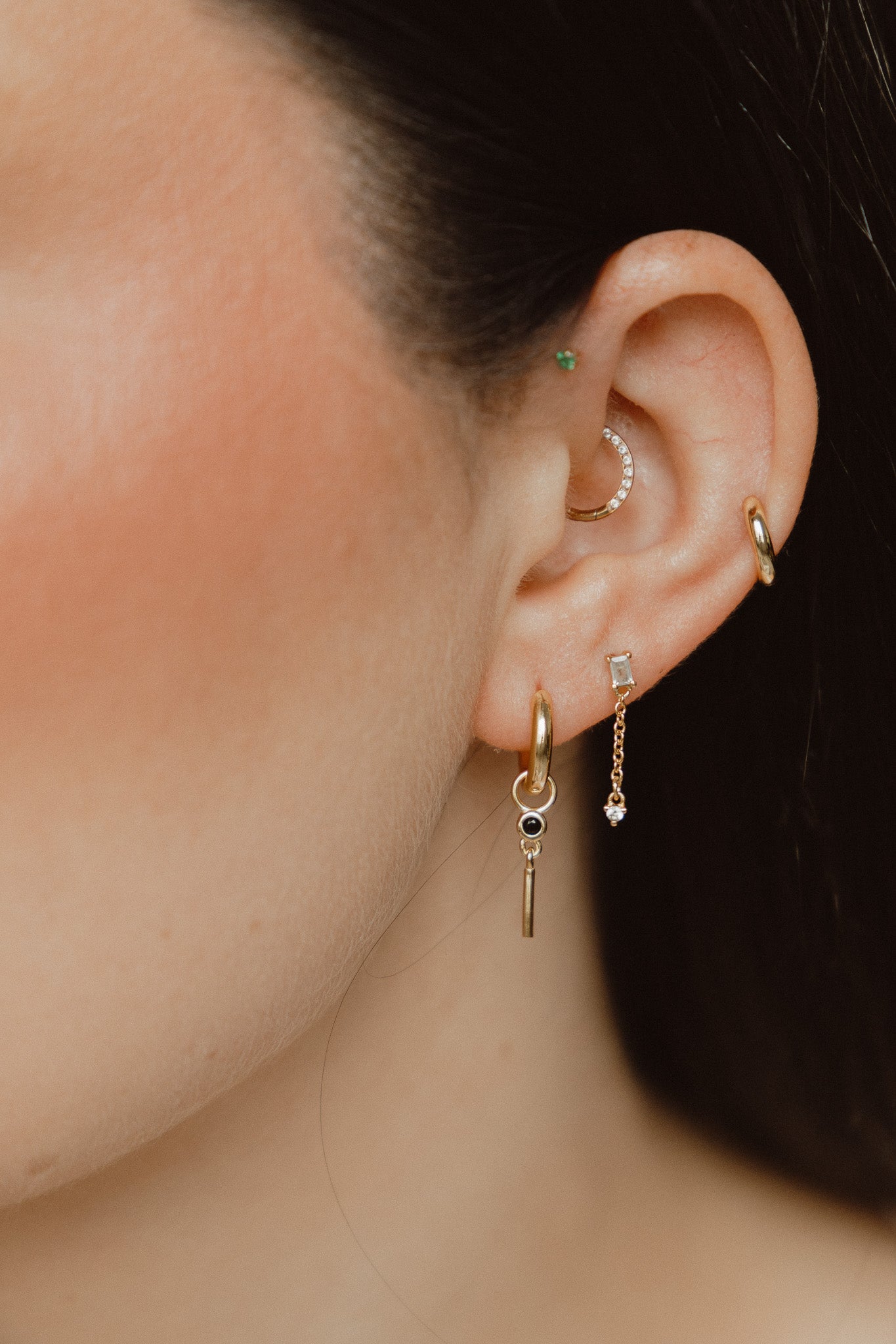 Black Dangle Charm