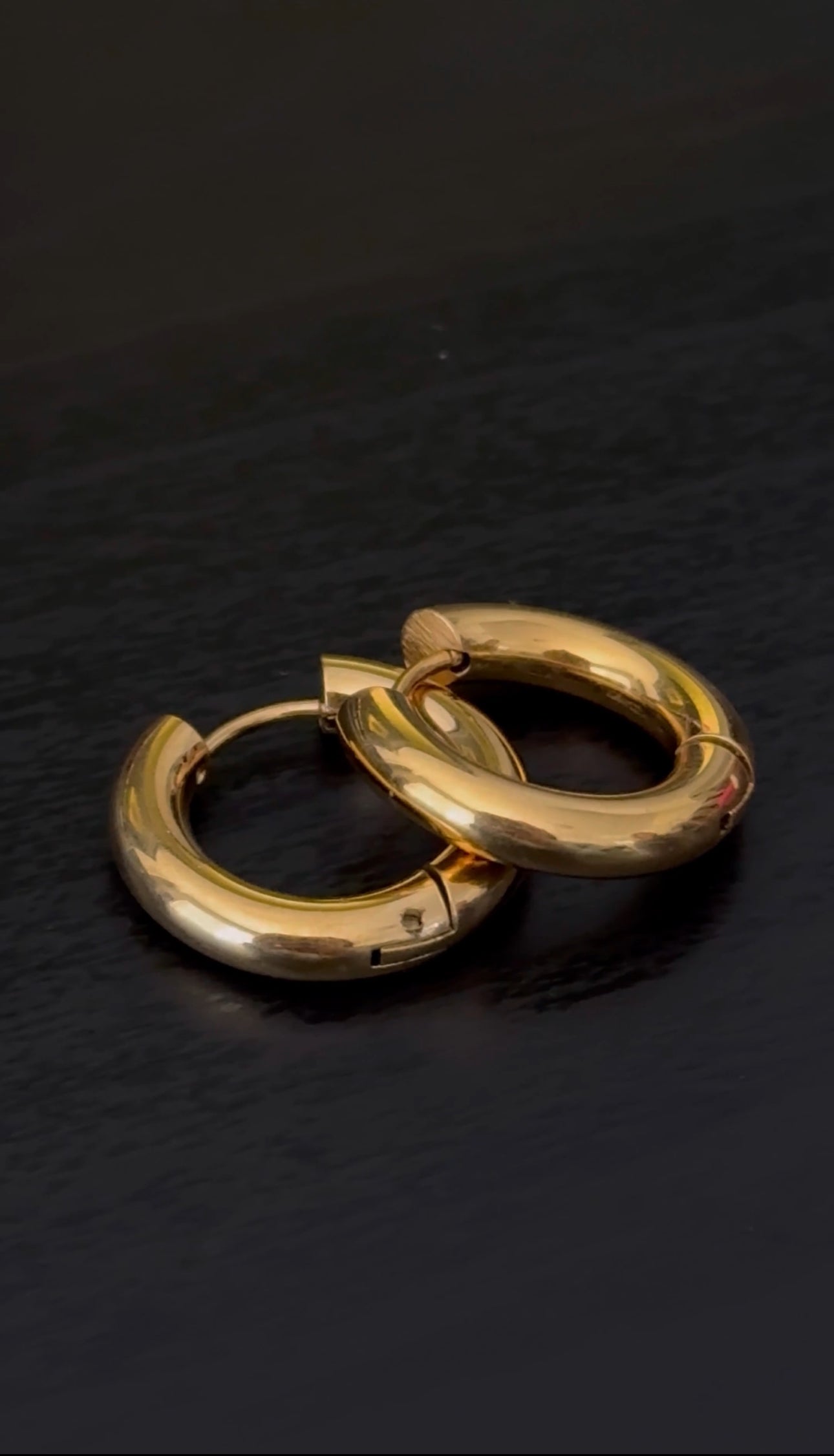 Gold Chunky Hoops