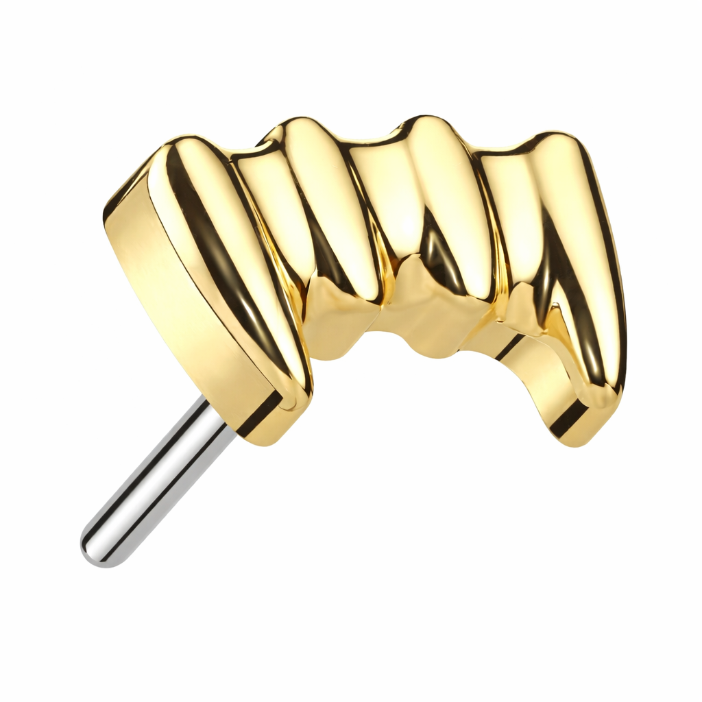 Fang Flat Back Earring