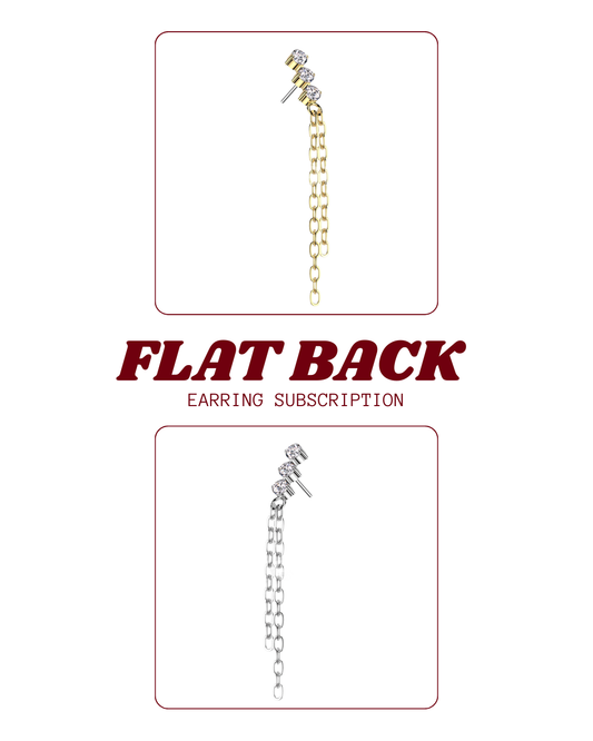 Flat Back Earring Subscription