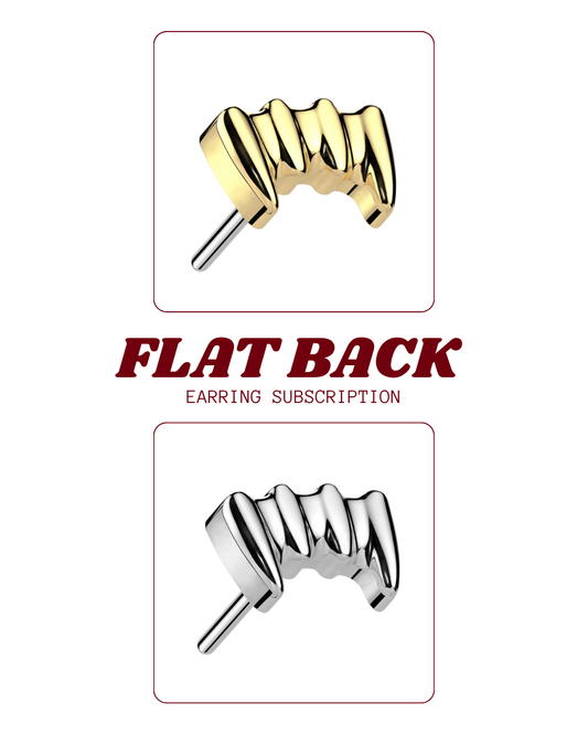 Flat Back Earring Subscription