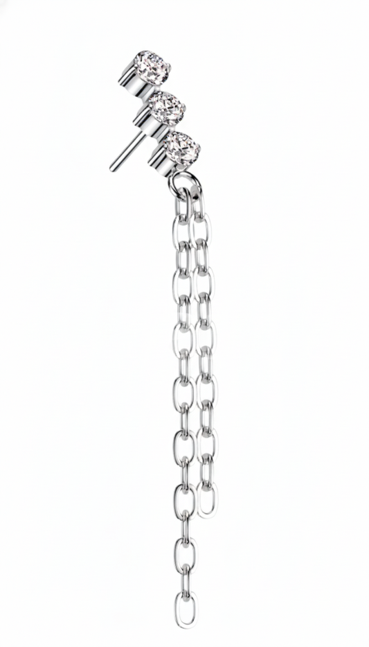 Double Chain Dangle Flatback
