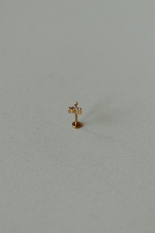 Clover Flat Back Earring