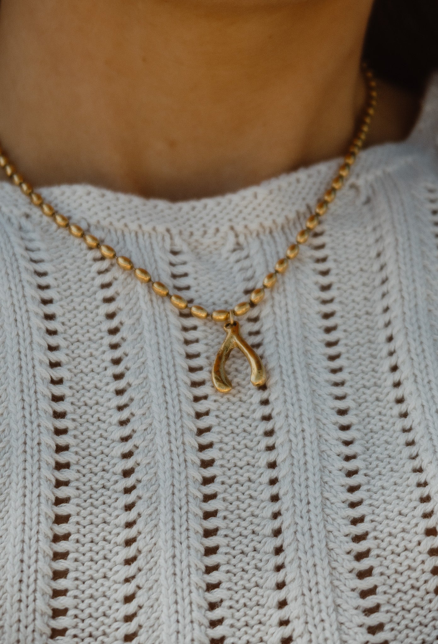 The Wishbone Necklace
