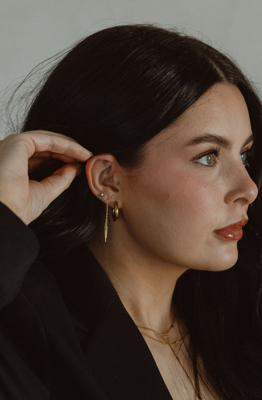 Gold Chunky Hoops