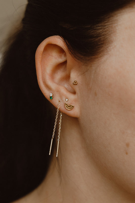Citrus Flat Back Earrings