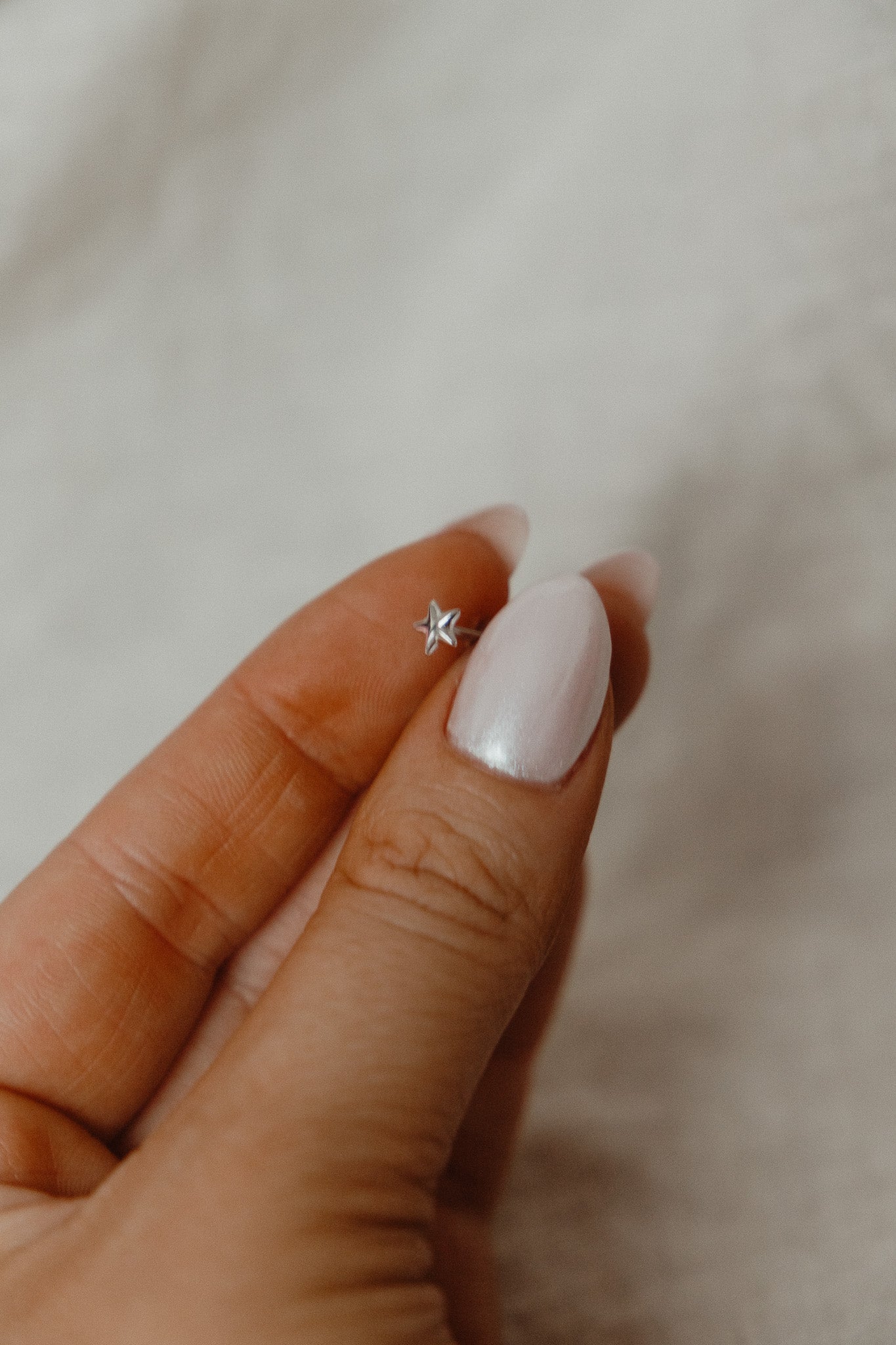 Star Flat Back Earrings