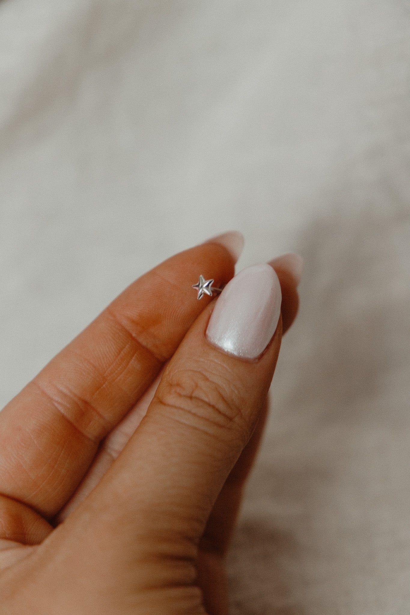 Star Flat Back Earrings