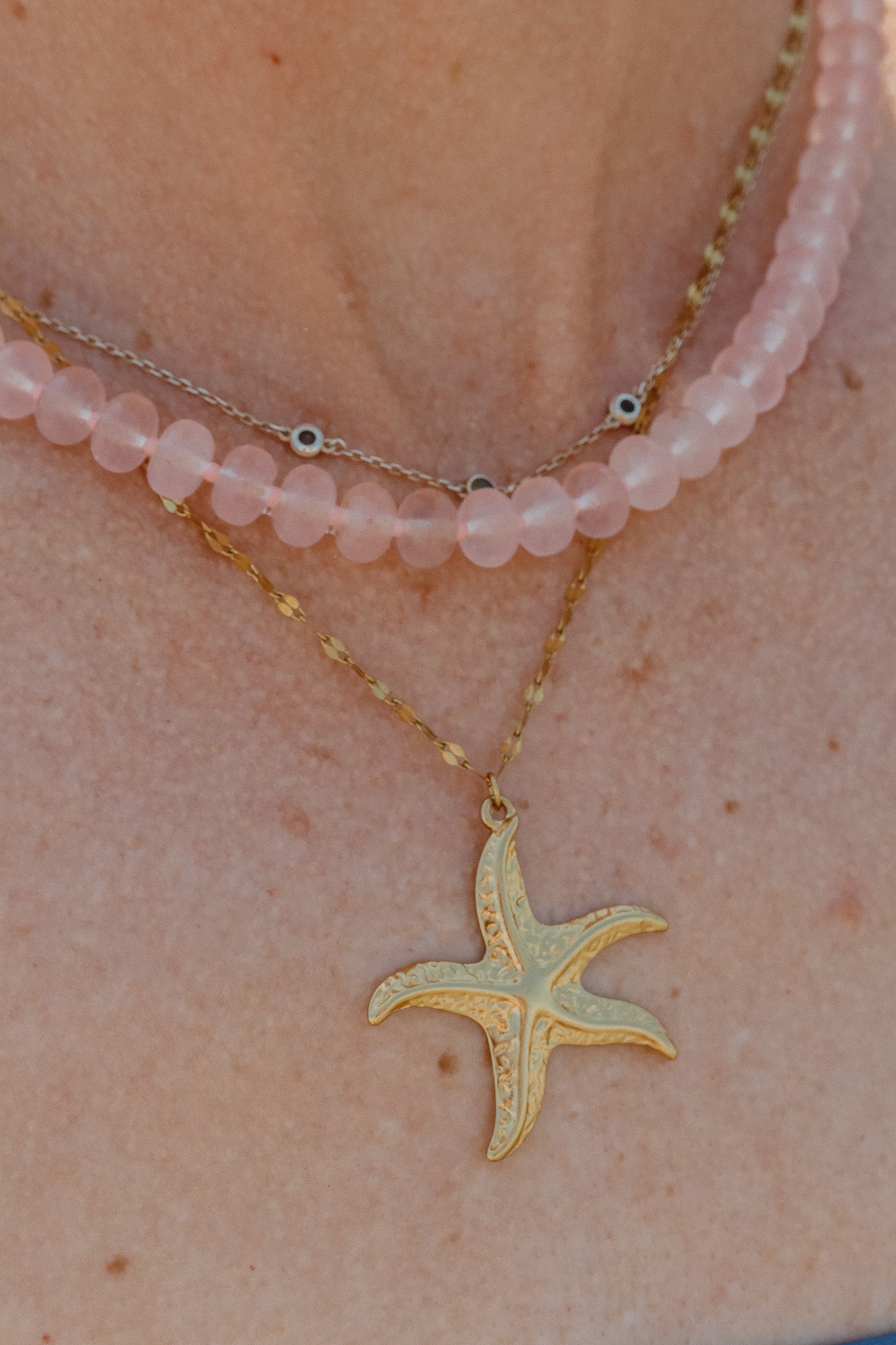 Candy Current Necklace - Pink