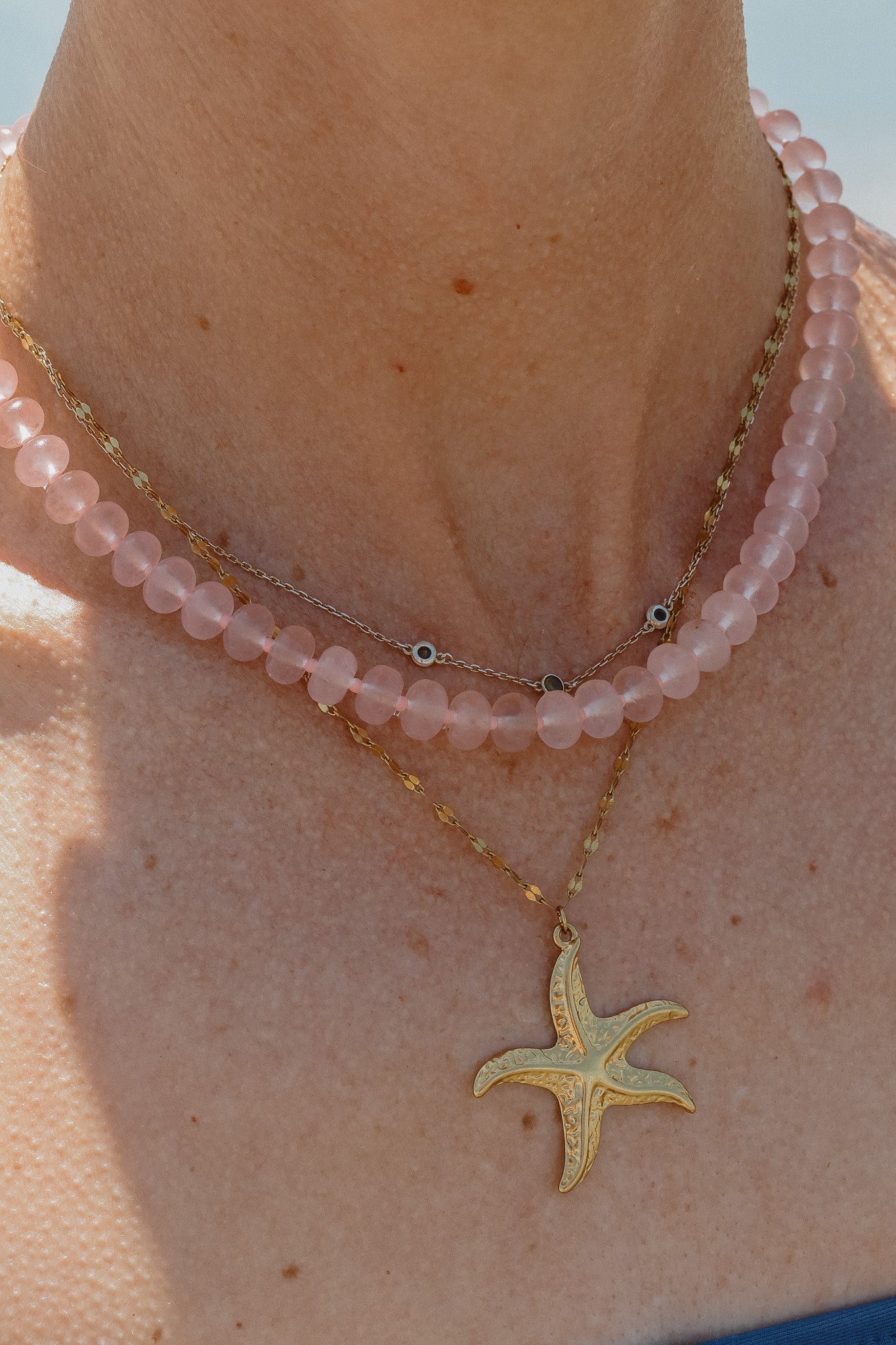 Candy Current Necklace - Pink