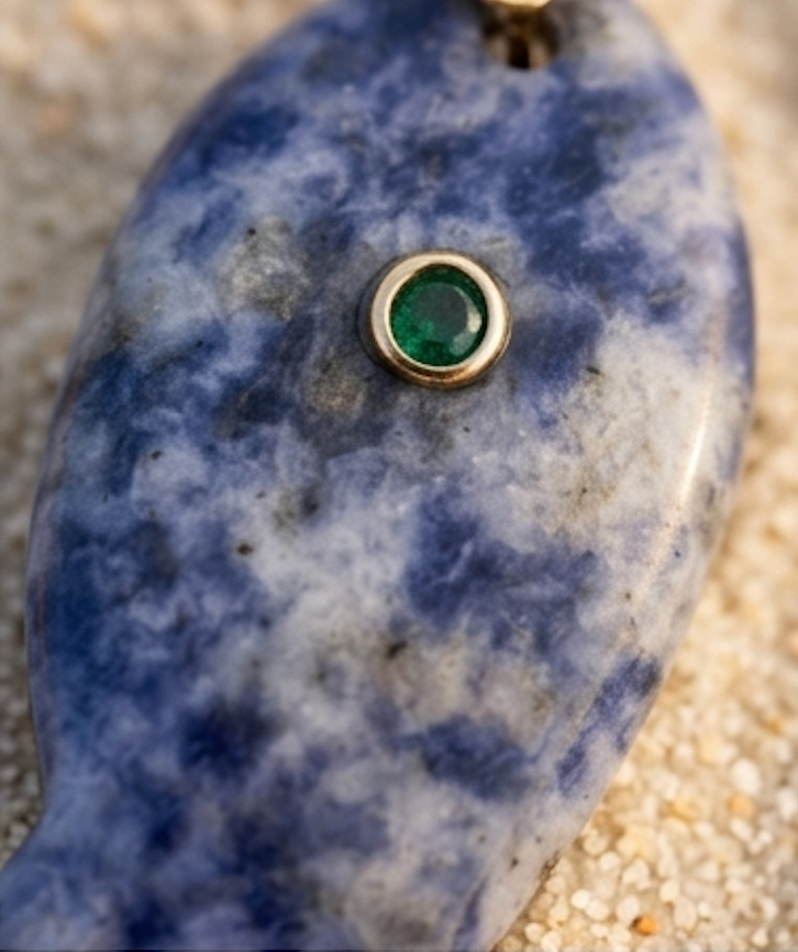 Midnight Tide Fish Charm