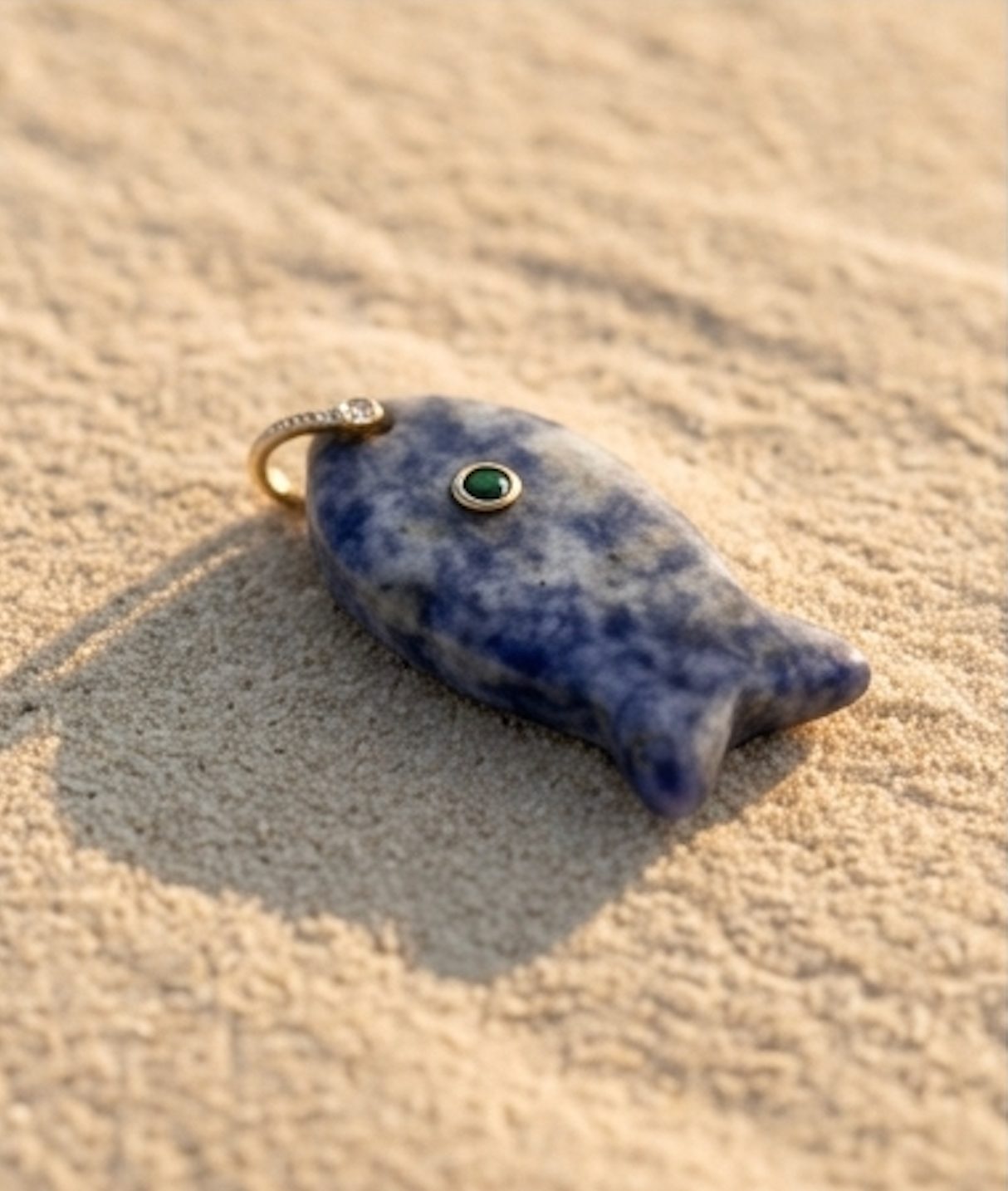 Midnight Tide Fish Charm