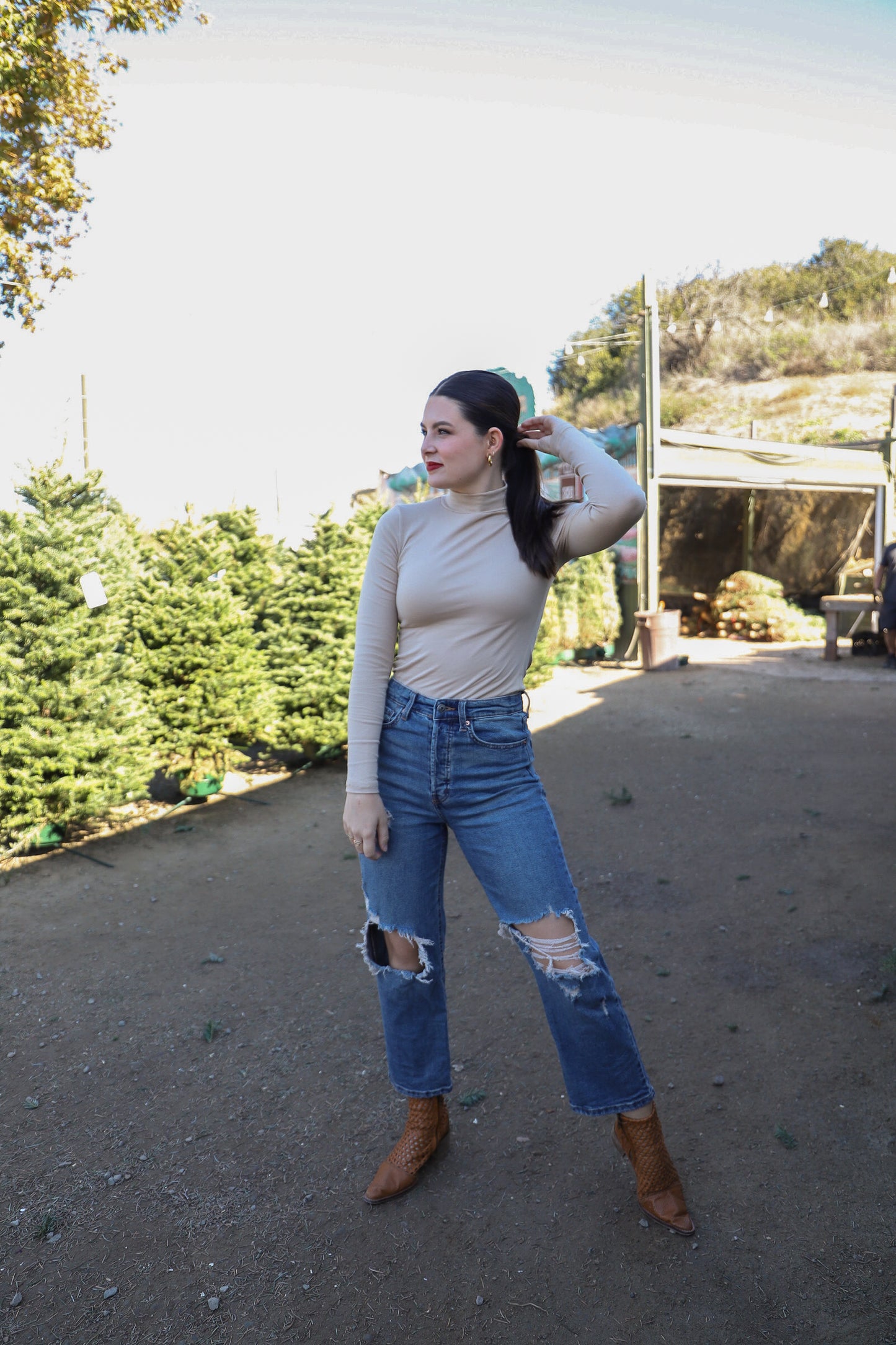 You're My Go To Turtleneck in Sand