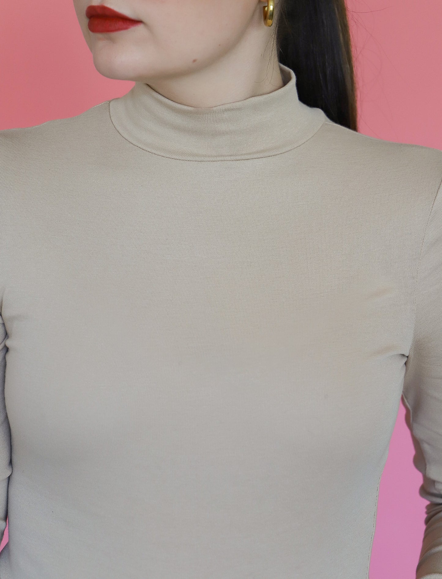 You're My Go To Turtleneck in Sand