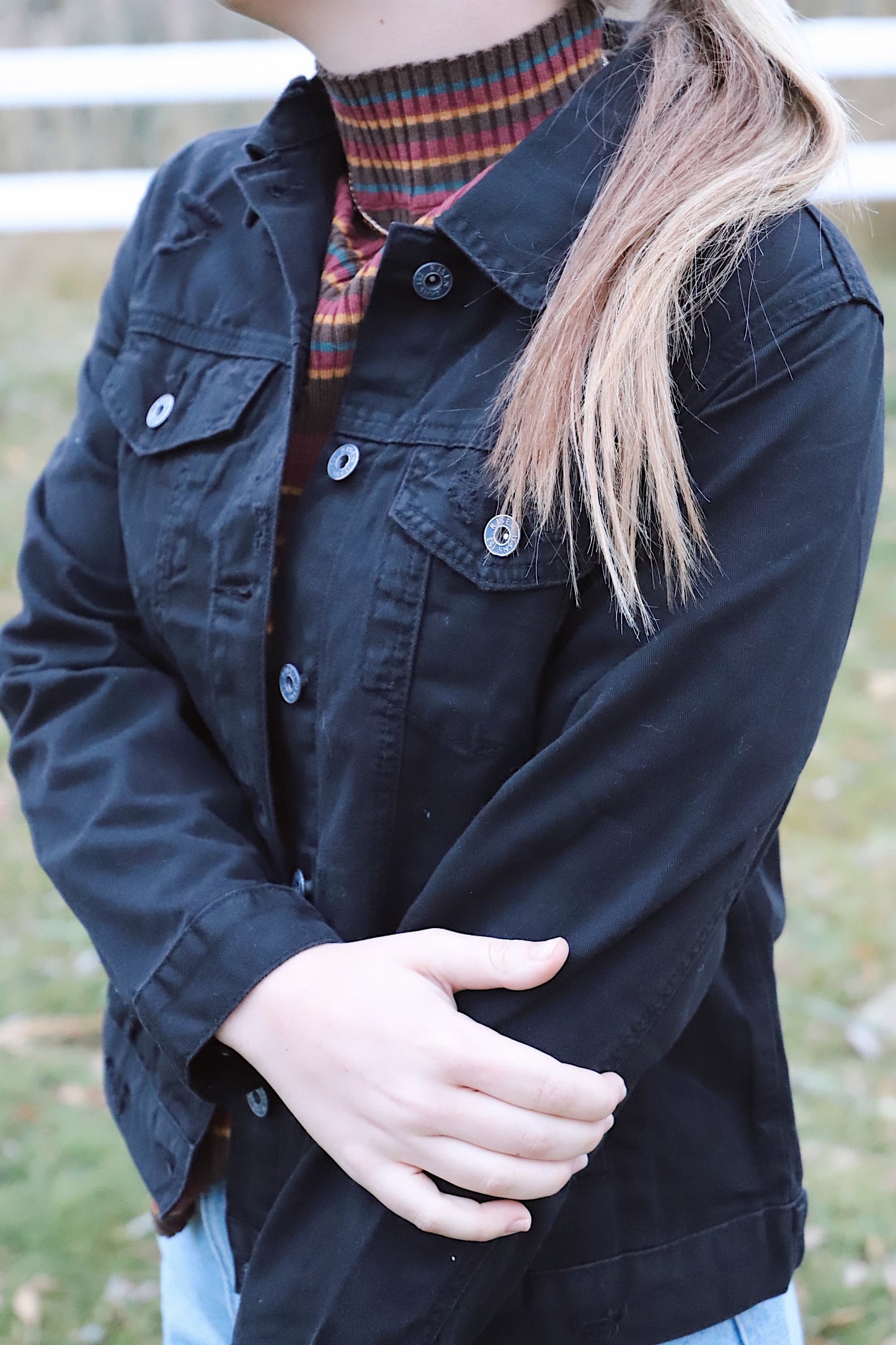 Black Denim Jacket