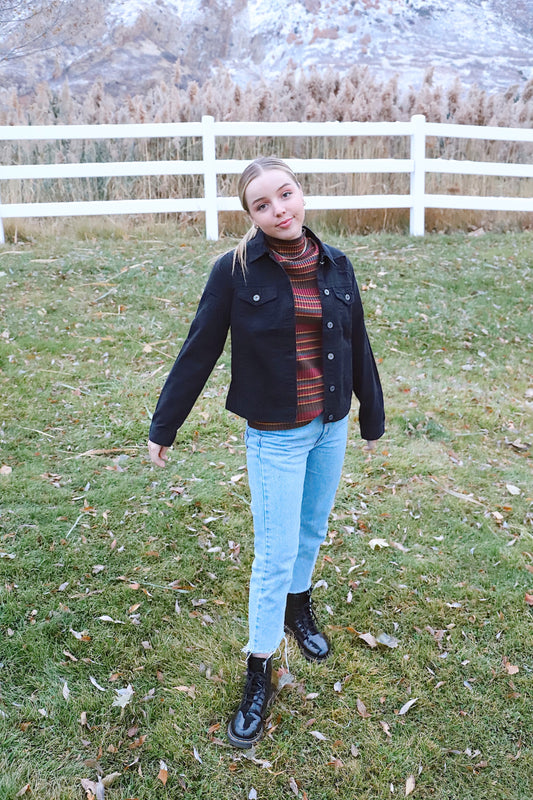 Black Denim Jacket