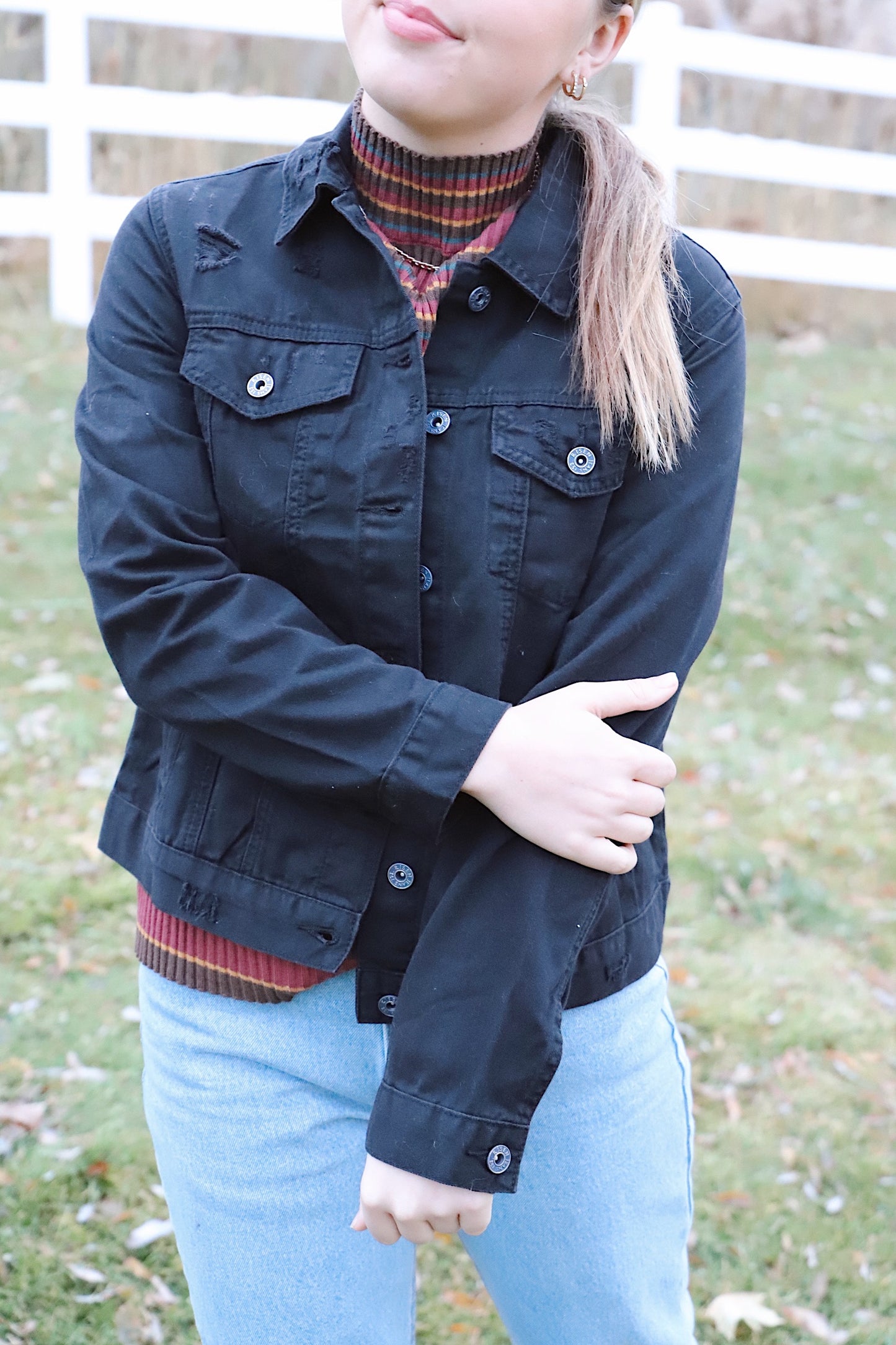 Black Denim Jacket